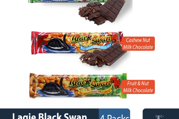 Confectionary Lagie Black Swan Chocolate Bar 70gr 1 ~item/2022/8/29/lagie_black_swan_chocolate_bar_70gr