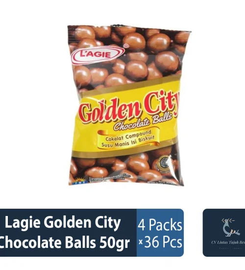Confectionary Lagie Golden City Chocolate Balls  2 ~item/2022/8/29/lagie_golden_city_chocolate_balls_50gr
