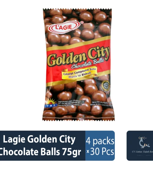 Confectionary Lagie Golden City Chocolate Balls  1 ~item/2022/8/29/lagie_golden_city_chocolate_balls_75gr