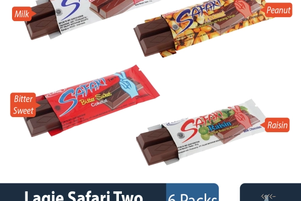 Confectionary Lagie Safari Two Chocolate Bar 30gr 1 ~item/2022/8/29/lagie_safari_two_chocolate_bar_30gr