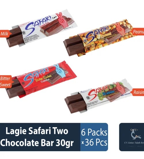 Confectionary Lagie Safari Two Chocolate Bar 30gr 1 ~item/2022/8/29/lagie_safari_two_chocolate_bar_30gr