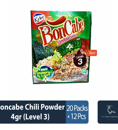 Instant Food & Seasoning Boncabe Chili Powder 4gr (Level 3) 1 ~item/2022/8/9/boncabe_chili_powder_4gr_level_3_nori