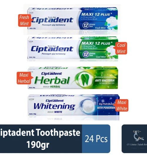 Toiletries Ciptadent Toothpaste 190gr   1 ~item/2022/9/17/ciptadent_toothpaste_190gr