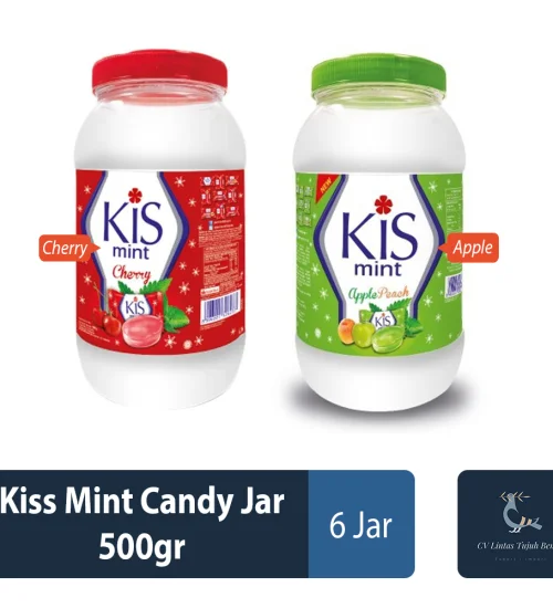 Confectionary Kiss Mint Candy Jar 500gr 1 ~item/2022/9/17/kiss_mint_candy_jar_500gr