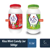 Kiss Mint Candy Jar 500gr