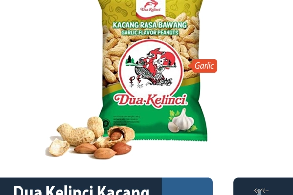 Food and Beverages Dua Kelinci Peanuts 180gr 1 ~item/2023/1/19/dua_kelinci_kacang_kulit_180gr_garlic