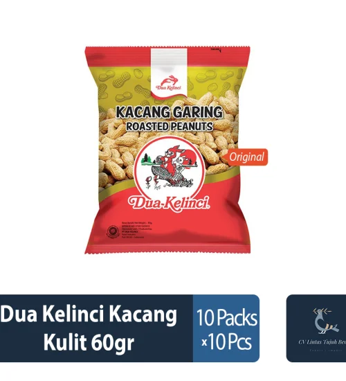 Food and Beverages Dua Kelinci Roasted Peanuts 60gr 1 ~item/2023/1/19/dua_kelinci_kacang_kulit_60gr