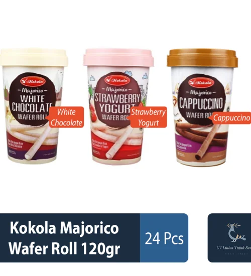 Food and Beverages Kokola Majorico Wafer Roll 120gr 1 ~item/2023/1/25/kokola_majorico_wafer_roll_120gr