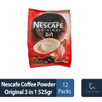 Nescafe Coffee Powder Original 3in 525gr