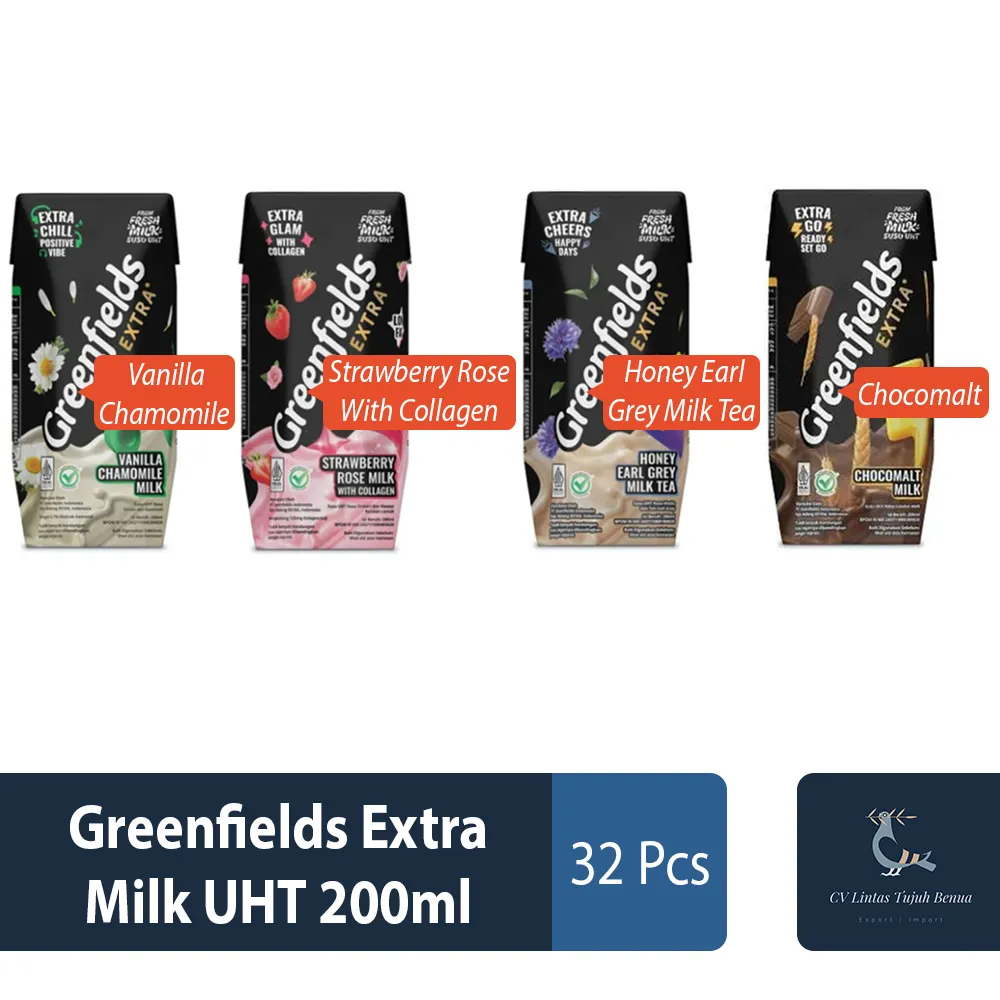 Greenfields Extra Milk UHT 200ml | Food and Beverages | CV Lintas Tujuh ...