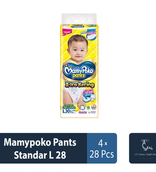 Toiletries Mamypoko Pants Standar L 28 1 ~item/2023/7/20/mamypoko_pants_standar_l_4_x_28_pcs