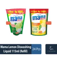 Mama Lemon Diswashing Liquid 115ml Refill 