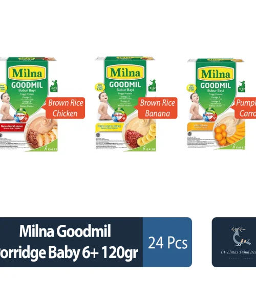 Food and Beverages Milna Goodmil Porridge Baby 6+ 120gr 1 ~item/2023/7/31/milna_goodmil_porridge_baby_6_120gr