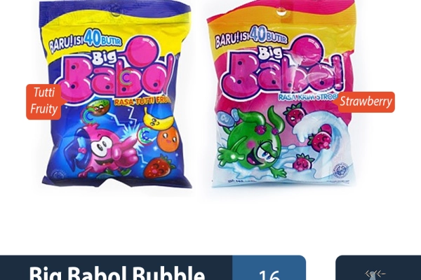 Confectionary Big Babol Bubble Gum 132gr  1 ~item/2023/9/13/big_babol_bubble_gum_132gr
