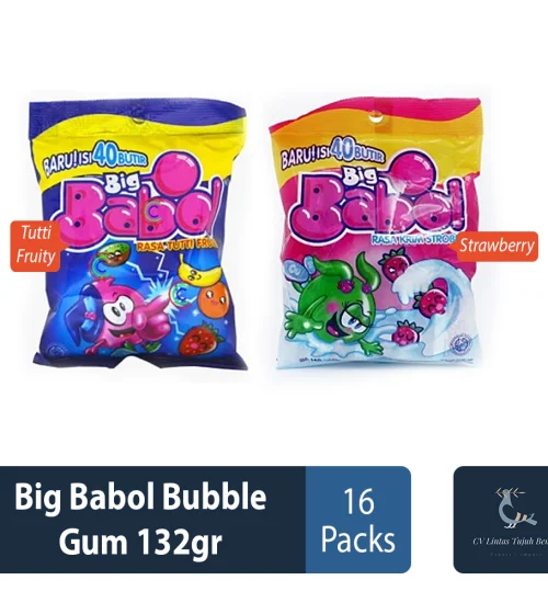 Confectionary Big Babol Bubble Gum 132gr  1 ~item/2023/9/13/big_babol_bubble_gum_132gr