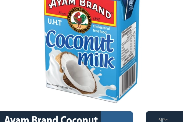 Instant Food & Seasoning Ayam Brand Coconut Milk 200ml 1 ~item/2023/9/20/ayam_brand_coconut_milk_200ml
